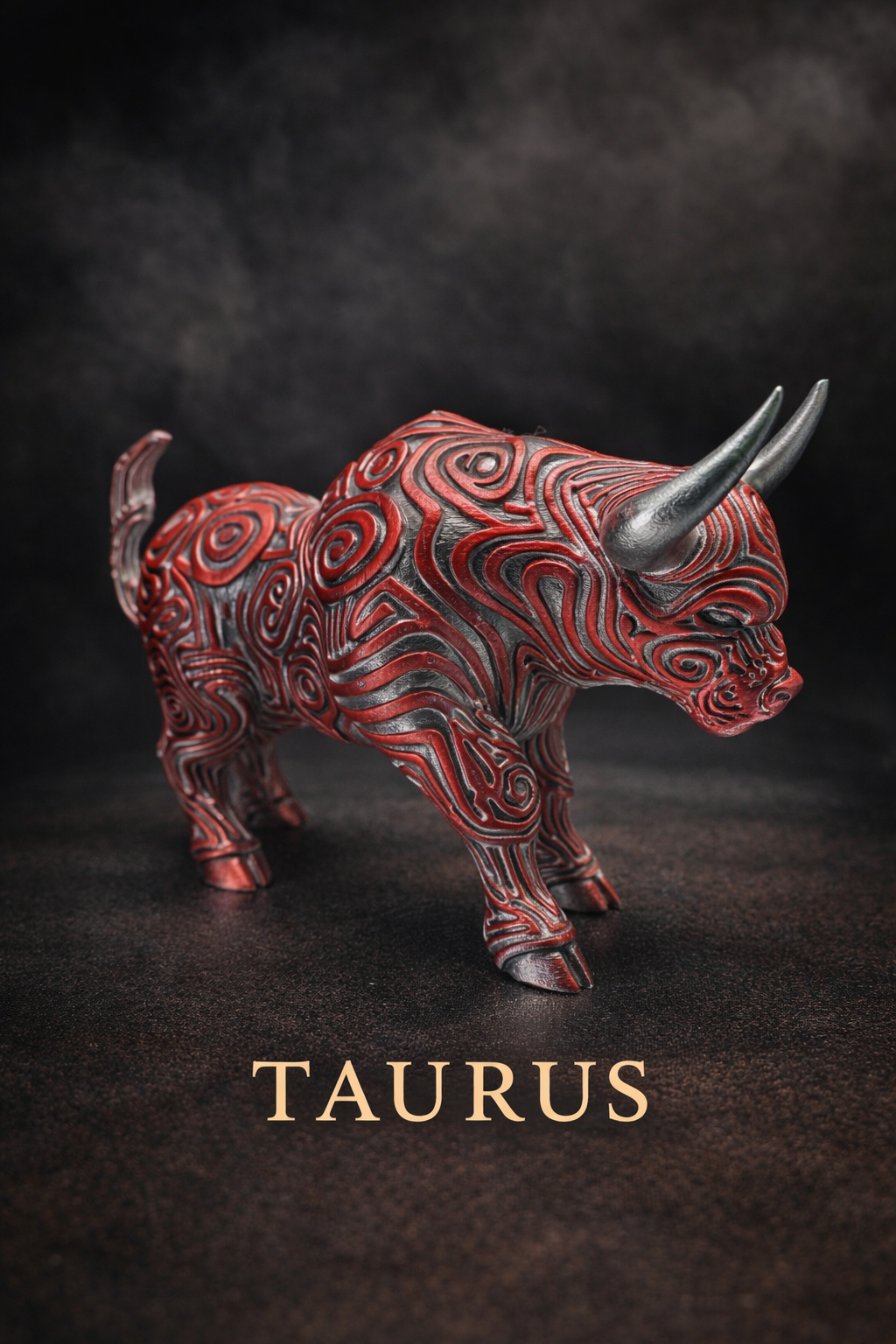 3d printed Taurus from the "What's Your Sign" collection.
