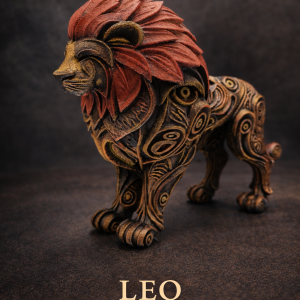 3d printed Leo from the "What's Your Sign" collection.