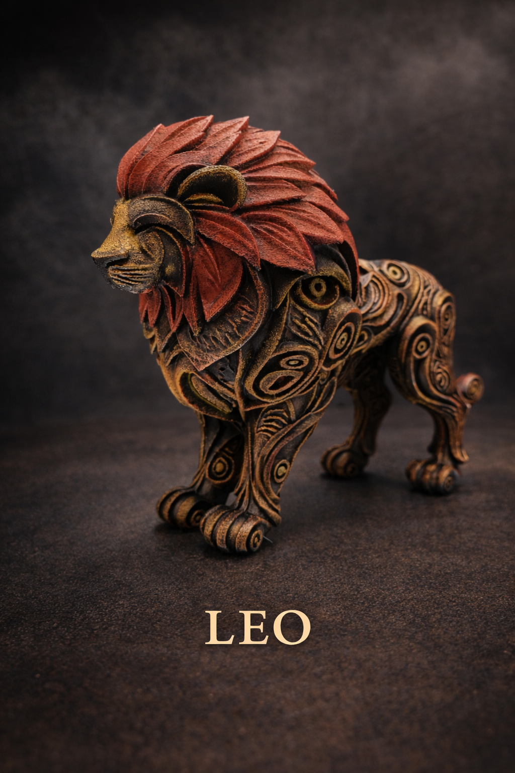 3d printed Leo from the "What's Your Sign" collection.